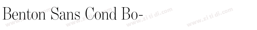 Benton Sans Cond Bo字体转换 Benton Sans Cond Bo字体转换